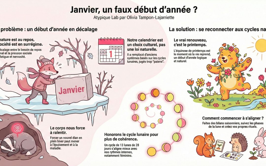 Janvier c&rsquo;est pas vraiment la nouvelle année, il faut attendre le printemps